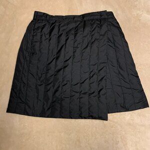 Uniqlo M puffer wrap skirt with pockets